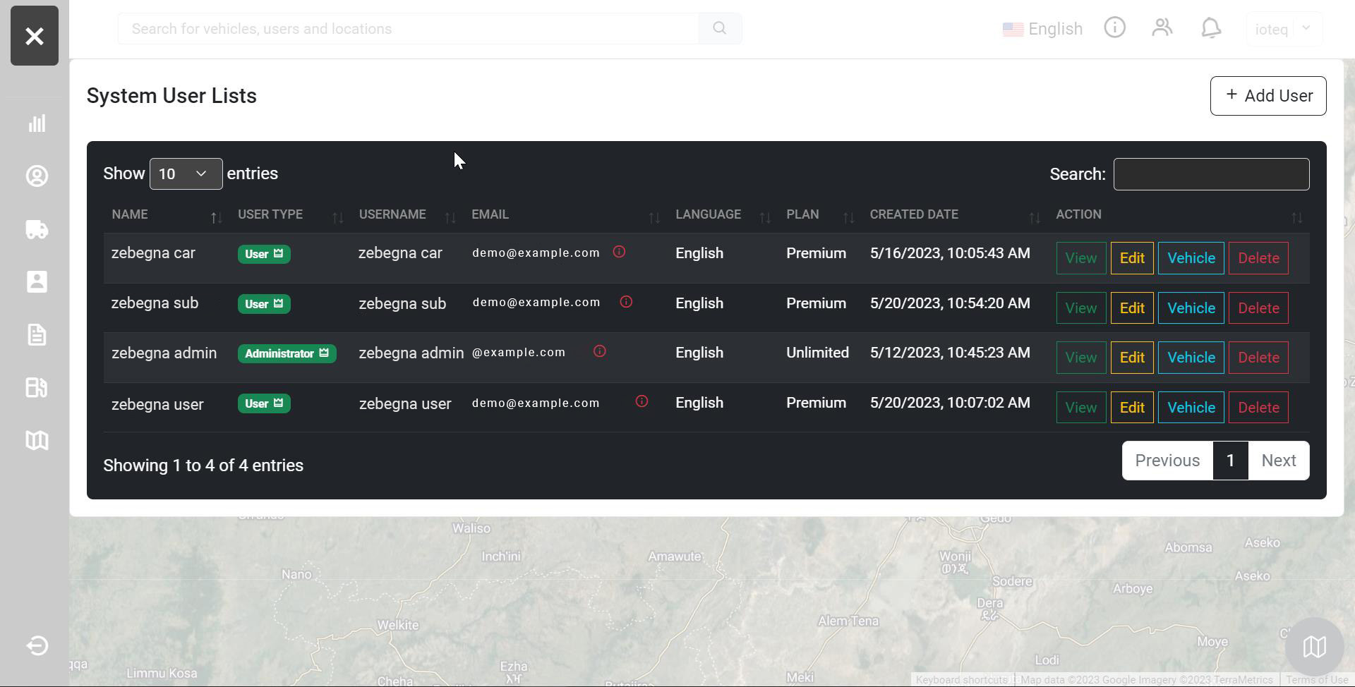 gps tracking in ethiopia
